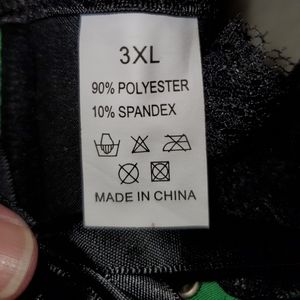 Size 3XL GREEN & BLACK CORSET